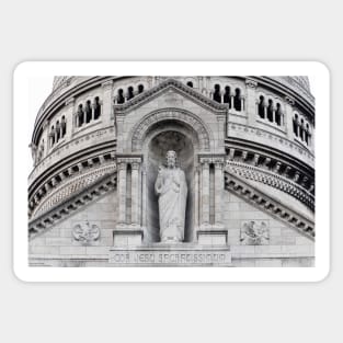 Sacre Coeur Close-Up - 1 © Sticker